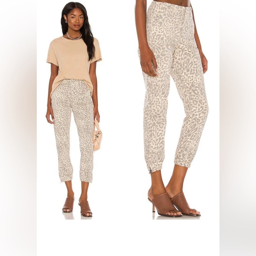 Paige Denim Mayslie Jogger in leopard print size 25